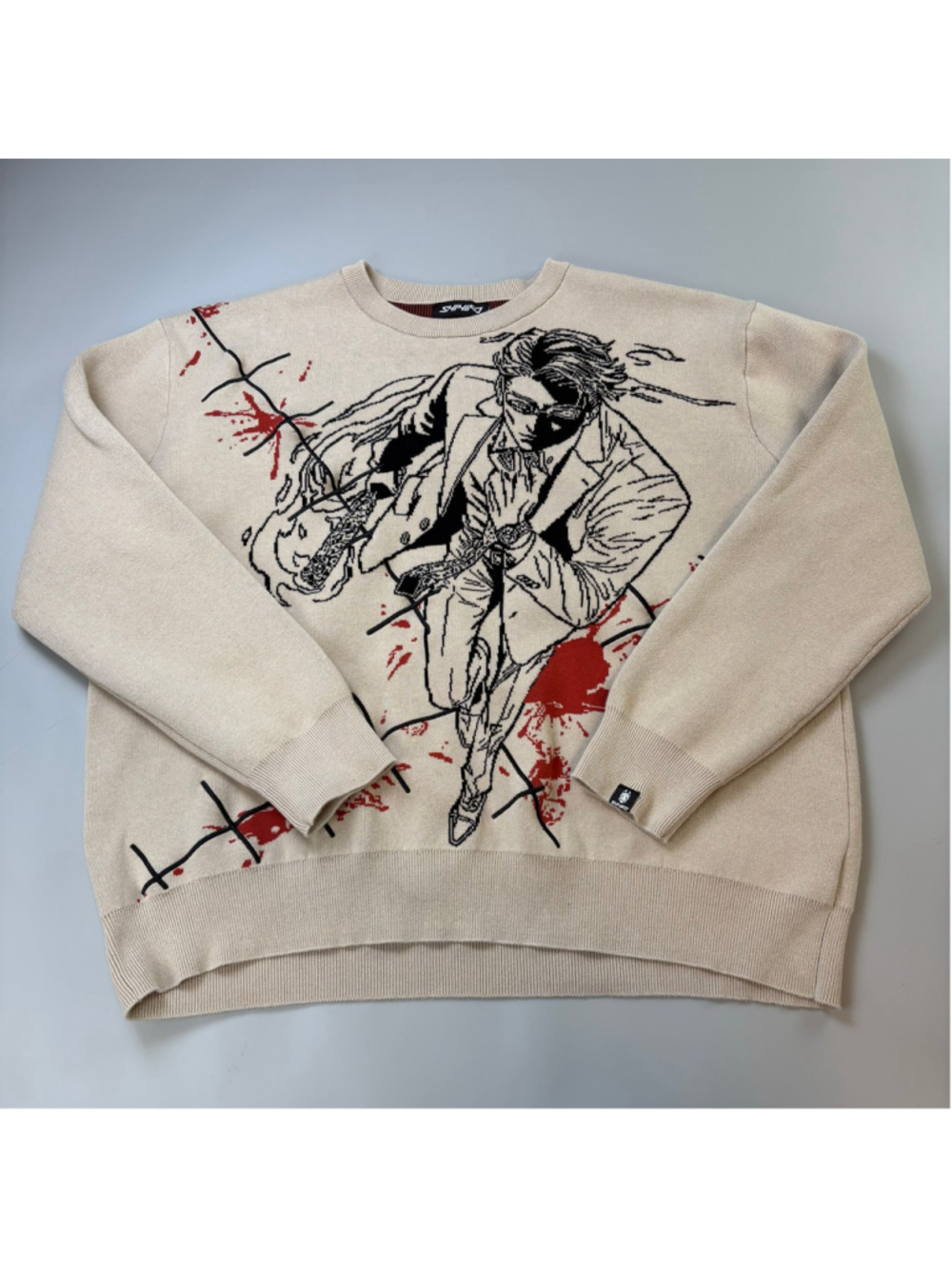 Jujutsu Kaisen Kento Nanami Sweater Oversized Streetwear Anime Knit Unisex